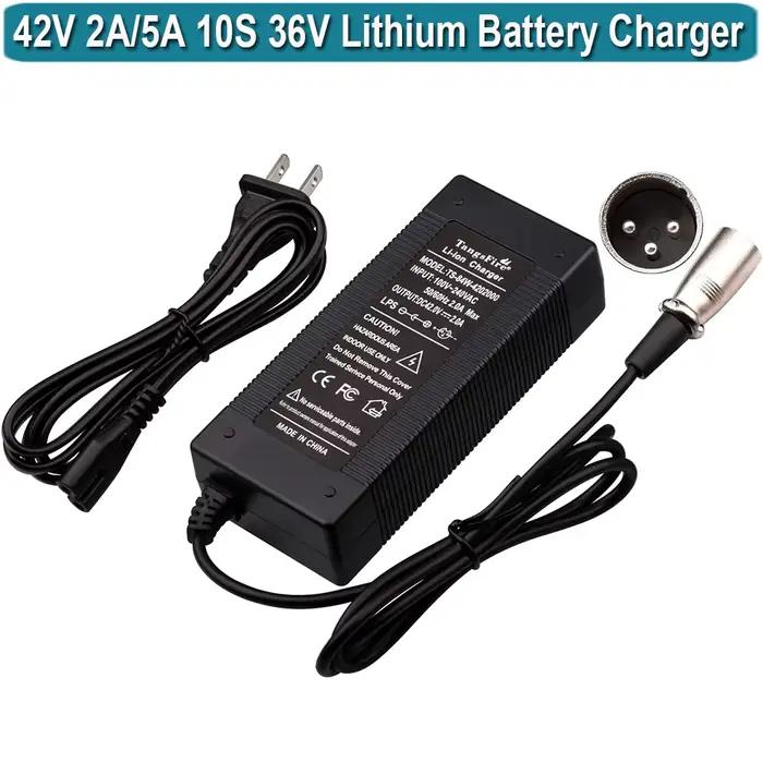 Chargeur de vélo électrique 42V XLR 3 broches pour pneus larges Swagtron EB6, paysage urbain Heybike