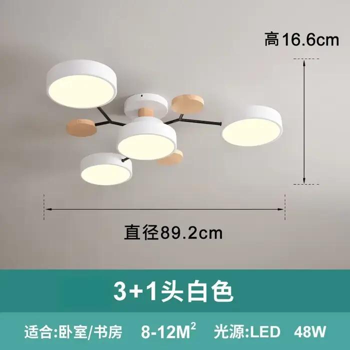 Plafonnier LED en Bois avec Branches d'Arbre au Design Moderne, Éclairage d'Nik, Luminaire Décoratif