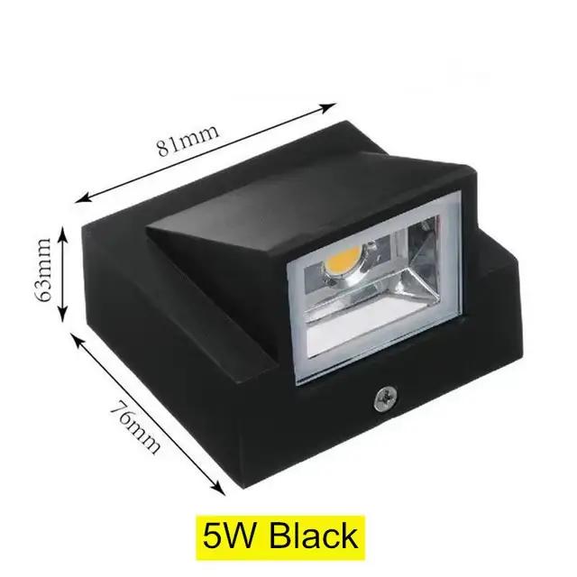 5W 10W mur LED lampe étanche IP65 extérieur applique murale balcon jardin décoration éclairage lampe