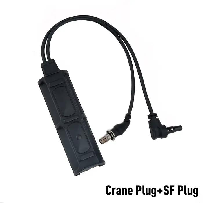 Airsoft Accessoriesch WADSN À Distance Double Interrupteur de Pression SF plug 2.5mm Pour PEQ DBAL N