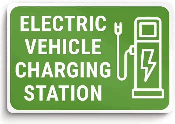 v1, panneau de station de recharge de voiture électrique-panneau de charge Ev en aluminium 8x12 pour