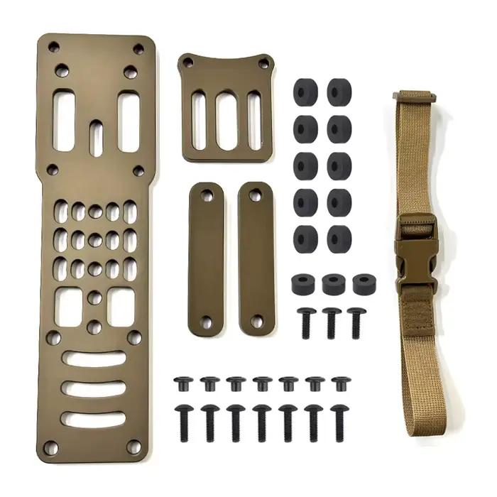 Plate-forme de transport de jambe tombante, adaptateur de étui de pistolet tactique réglable modulai