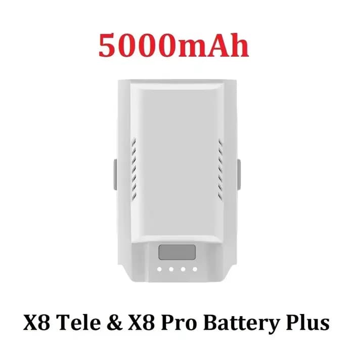 Batterie de vol intelligente originale FIMI X8 Tele & X8 Pro Plus 5000 mAh, longue autonomie