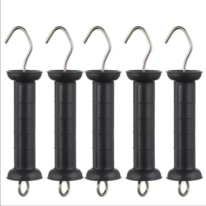 5 poignées de portail pour clôture électrique, poignées isolées pour pâturages, accessoires de clôtu