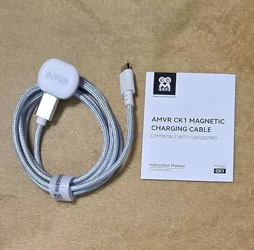 Câble de charge magnétique AMVR de 1,2 m pour Meta Quest 3 & 3S VR, câble USB-C, chargeur rapide 18W