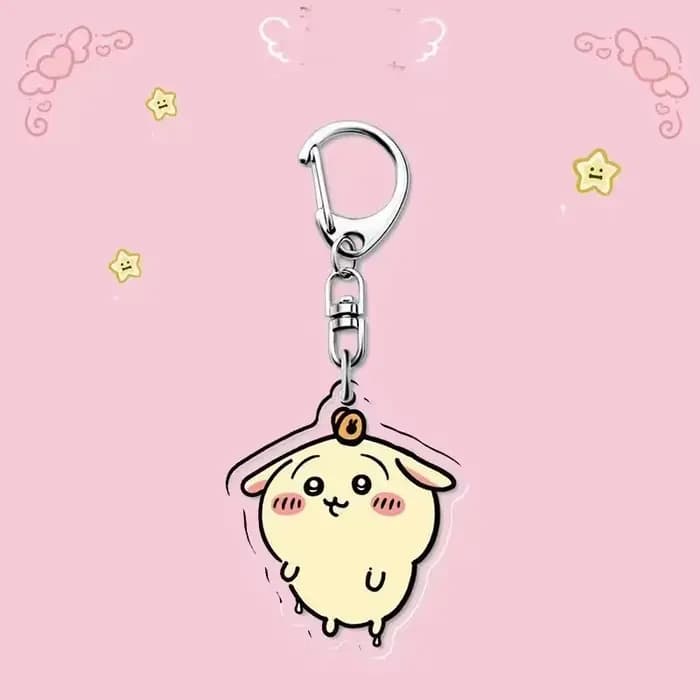 Porte-clés en acrylique jiyi, série Magic Is Coming, mignon, Hachiware Usagi, dessin animé, pendenti