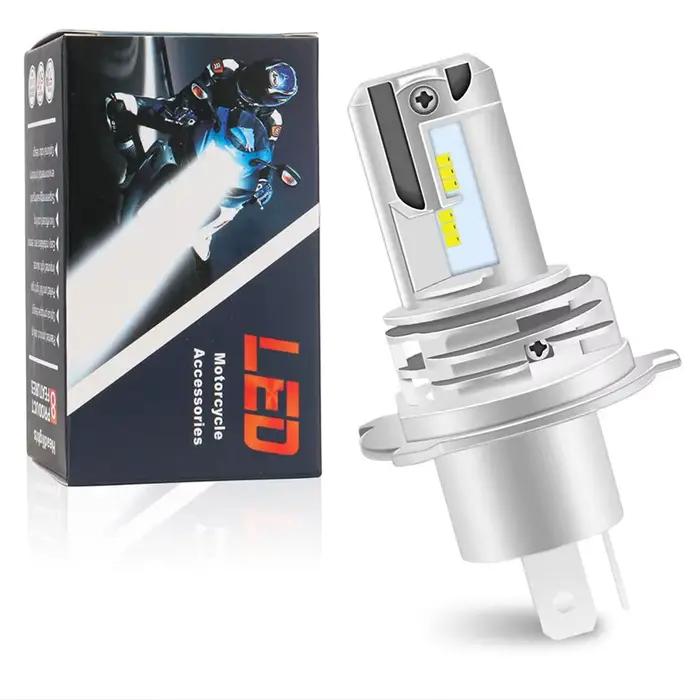 H4 LED Moto Phare Ampoules Salut Lo Faisceau Moto Lumières Pour Yamaha Kawasaki Suzuki H4 LED Lampe 