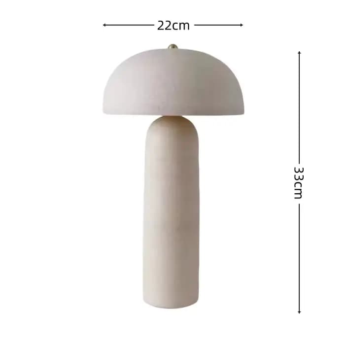 Lampe de table en pot d'argile style Wabi Sabi pour salon, hôtel, maison d'hôtes, chambre d'expositi