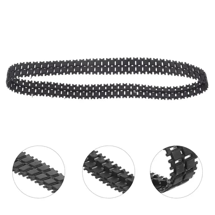 4 pièces de chenilles en caoutchouc pour tanks, pièces de rechange DIY, améliorent la créativité et 
