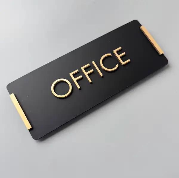 Panneau de toilettes, signalisation rectangulaire créative, panneau d'avertissement pour non fumer, 