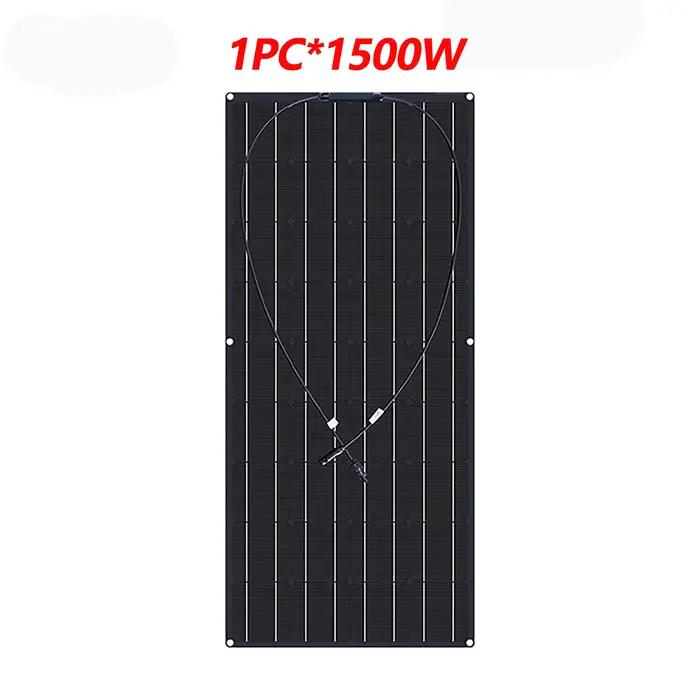 1500W3000WSolar Panel1000W2000W solaire haute efficacité Portable batterie externe charge Flexible c