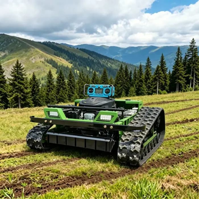 Tondeuse à gazon simple sur chenilles, autopropulsée, tout-terrain, pour jardin et usage agricole, p