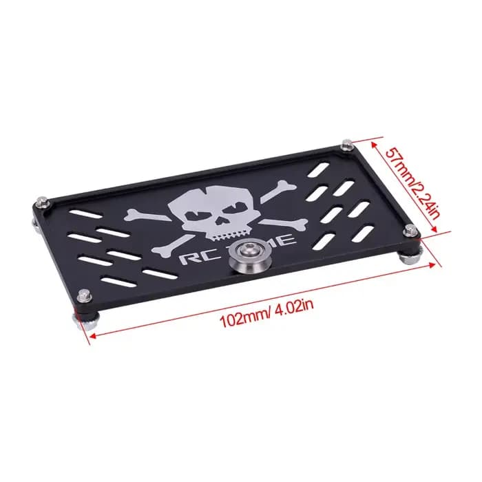 Porte-bagages de toit pour voiture télécommandée 1/10 1/8 avec poulie, accessoire de décoration de s