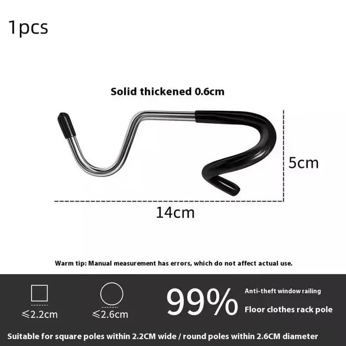 Accessoire de camping polyvalent ; Support de lampe en acier inoxydable pour poteau de tente