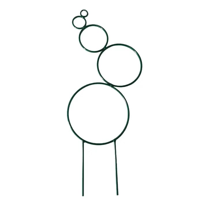 Treillis vigne grimpante rond 14 pouces, cadre Support en fer métallique pour plantes jardin, balcon