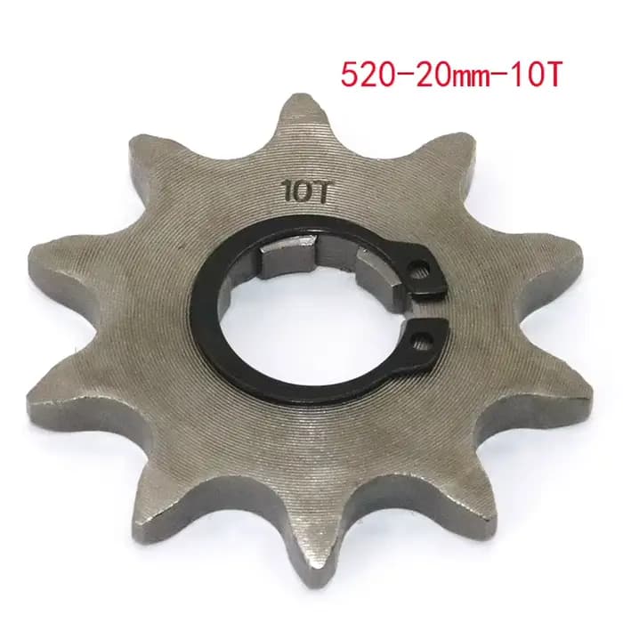 Pièces de moto pignon 520 10T 11T 12T 13T 14T 15T 16T 17T 18T 19T 20mm, engrenage pour Honda Lifan Z