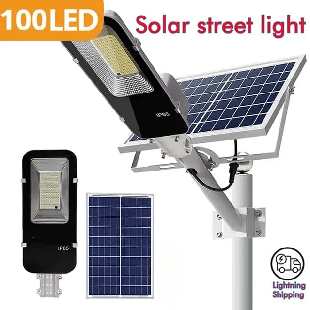 Lampadaire solaire extérieur LED haute luminosité lumières solaires IP65 lampe murale étanche pour j