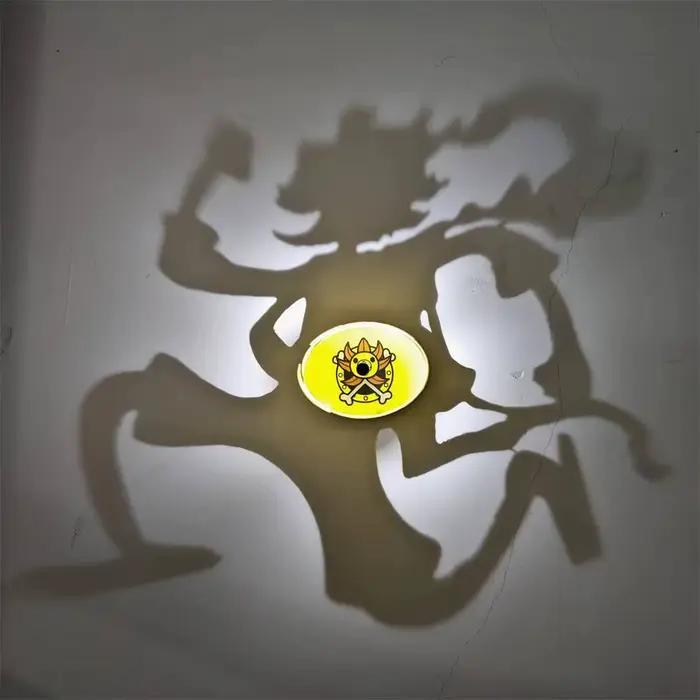 Lampe Murale Projecteur d'Ombre One Piece Roronoa Zoro Luffy Goku 2026 – Jouet Lumineux Créatif, Acc