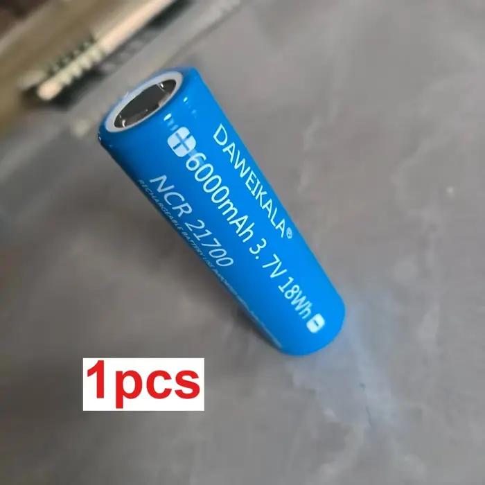 Batterie Li-ion grande capacité 21700 3.7V 6000mAh, batterie rechargeable haute puissance à décharge