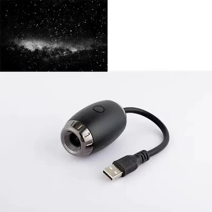 Projecteur LED romantique ciel étoilé, lampe USB pour voiture, plafond, décoration de fête, plug and