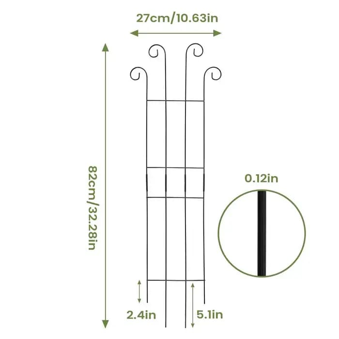 Treillis métallique pour plantes d'intérieur et d'extérieur, support vertical de jardin pour Monster
