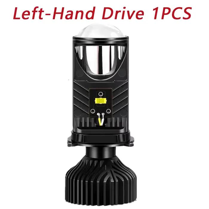 Lentille de projecteur LED H4, mini-lentilles LED H4, ampoules de phare automobile, puce CSP, faisce