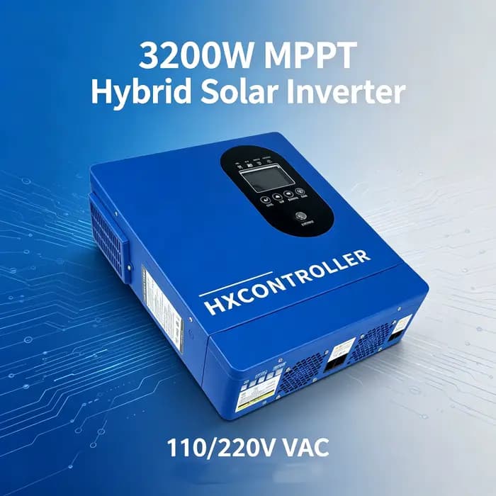 Convertisseur solaire 3200W 24VDC vers 110V 220V AC, onduleur à onde sinusoïdale pure, contrôleur MP