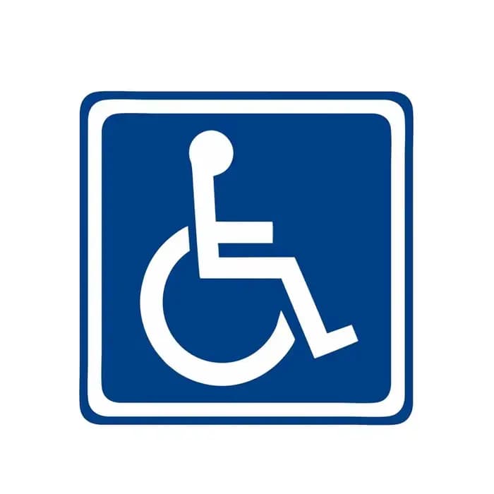 Autocollant de stationnement de mobilité de handicapé de signe de mode de 13cm mignon, accessoires d