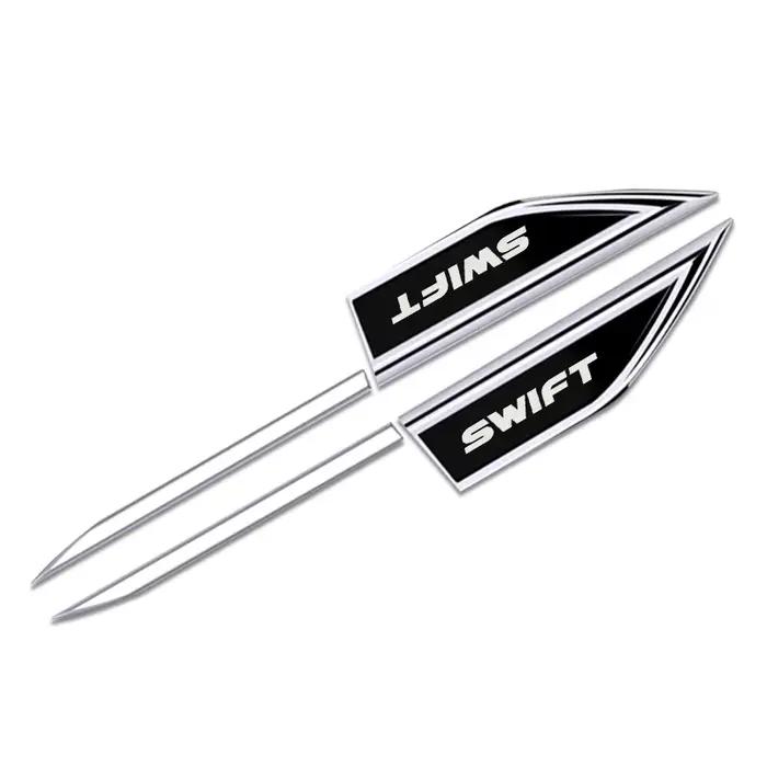 Autocollants de lame de porte latérale de voiture, accessoires intérieurs pour Suzuki SWIFT, 2 pièce
