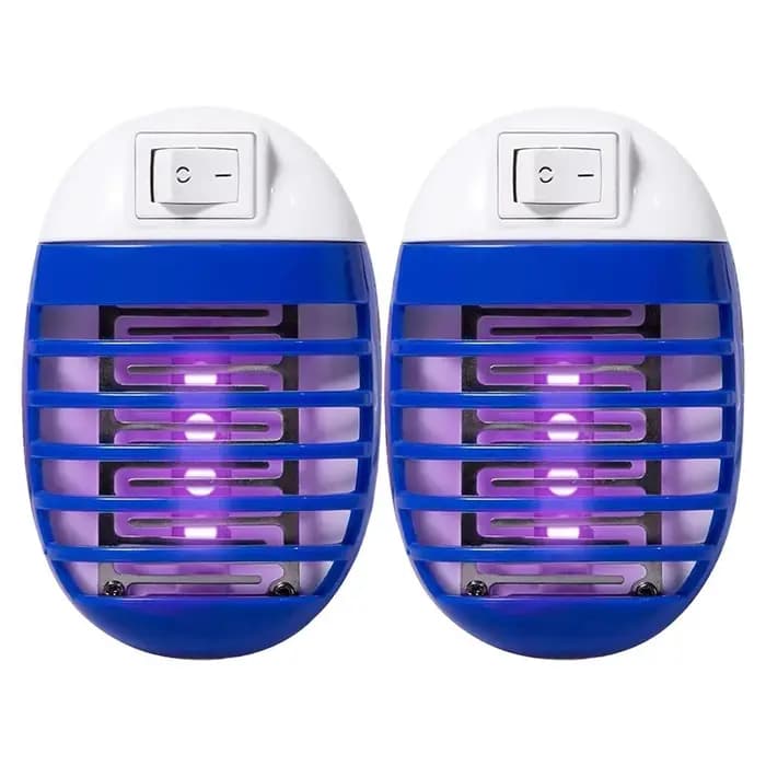 Attrape-mouche électrique à brancher pour l'intérieur, avec lumière UV, lampe de nuit Led, pièges à 