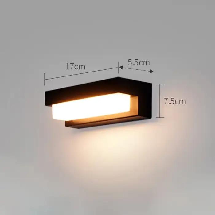 Lampes d'extérieur à LED solaires à économie d'énergie, applique murale tricolore, décor étanche, po
