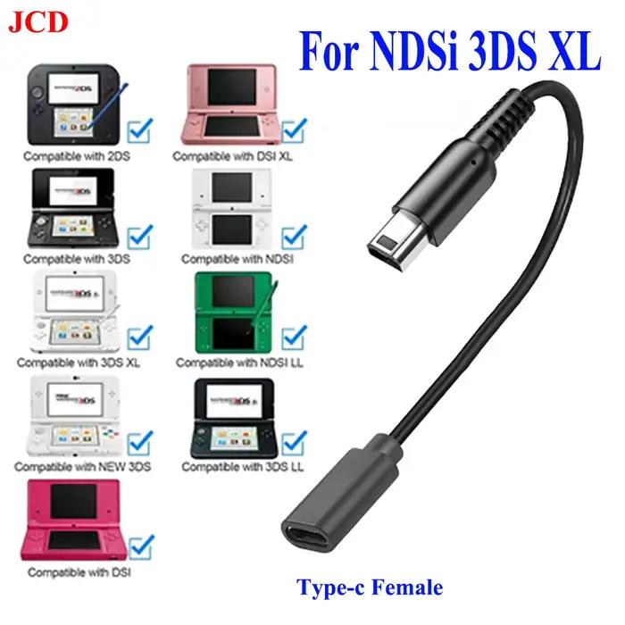 Pour NDSI 3DS 2DS XL/LL nouveau 3DSXL/3DSLL 2dsxl 2dsll ligne d'alimentation USB C câble de chargeur