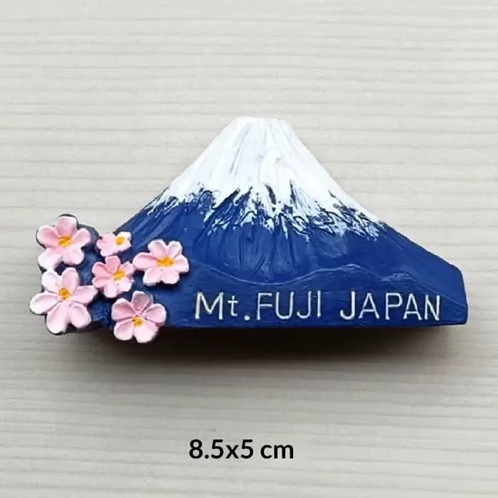 Aimants de réfrigérateur 3D en résine peinte, Souvenirs touristiques du mont Fuji à Tokyo japon, aut