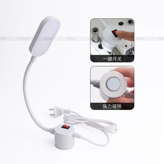 Machine à coudre Led lampe de travail forte lampe d'éclairage magnétique Machine d'ordinateur Machin
