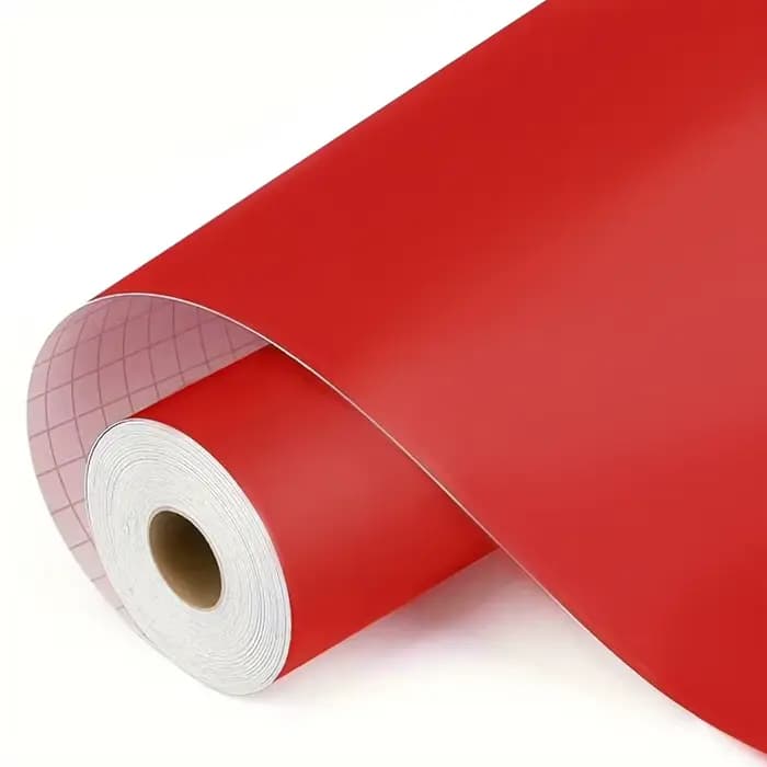 Vinyle permanent brillant adhésif 12' x 20FT, rouleau de vinyle adhésif, vinyle adhésif pour meubles