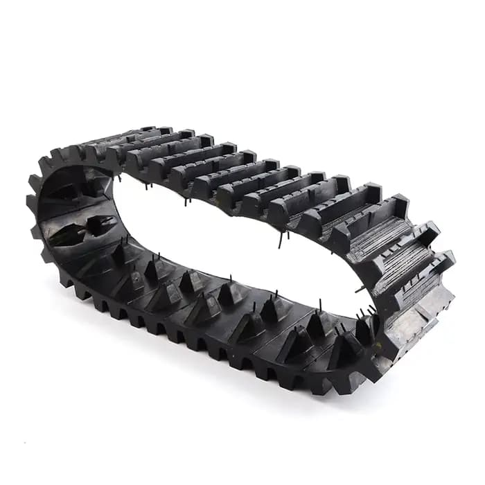 RL Go Kart UTV Bumoustique souffleur de neige, chenilles de pilier en caoutchouc, sable, motoneige, 