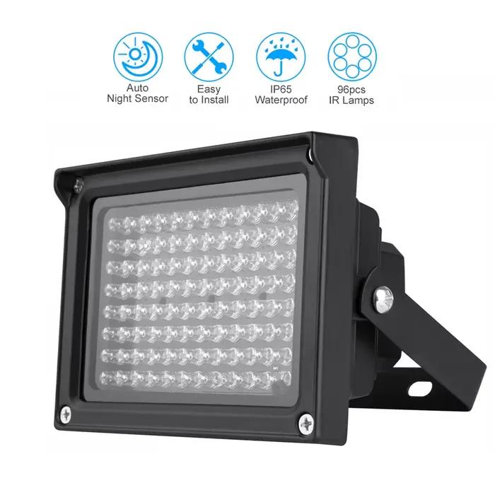 96 LEDS IR illuminateur rangée lampes infrarouges Vision nocturne extérieure étanche pour CCTV camér