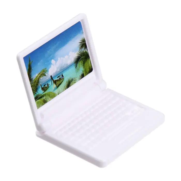 Mini ordinateur portable pliable, accessoires de beurre, ordinateur portable, jouet de bureau, mini 