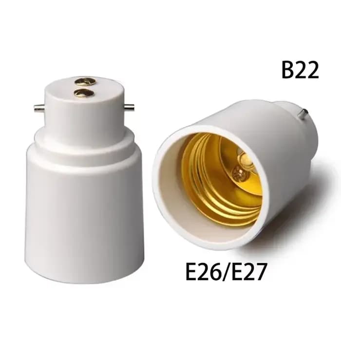 Support de lampe à vis universel à baïonnette B22 à E27, 2 pièces, adaptateur de convertisseur de do
