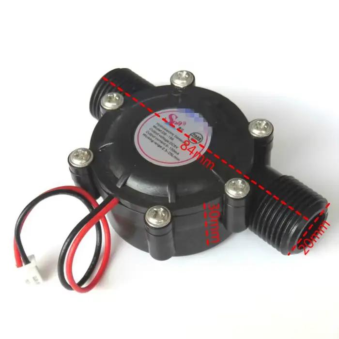 Micro générateur hydroélectrique, régulateur de débit d'eau, 5v dc 12v, deux fils