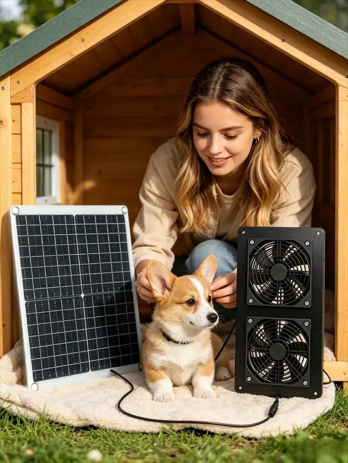 Ventilateur d'extraction à énergie solaire 20W 30W avec panneau solaire monocristallin étanche IP65 pour ventilation de remorques de camping, serres, poulaillers et niches pour animaux