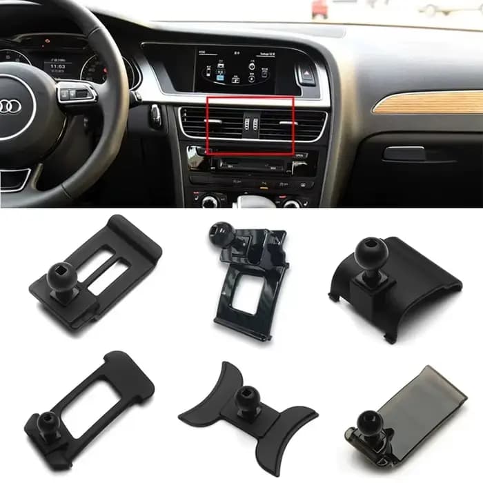 Support de téléphone GPS dédié pour Audi A1 A3 A4 A5 A6 Q3 Q5 Q7 Q5 A4L A6L Q3 A3 S4 S5 Q5L Q8 Q2L, base de montage