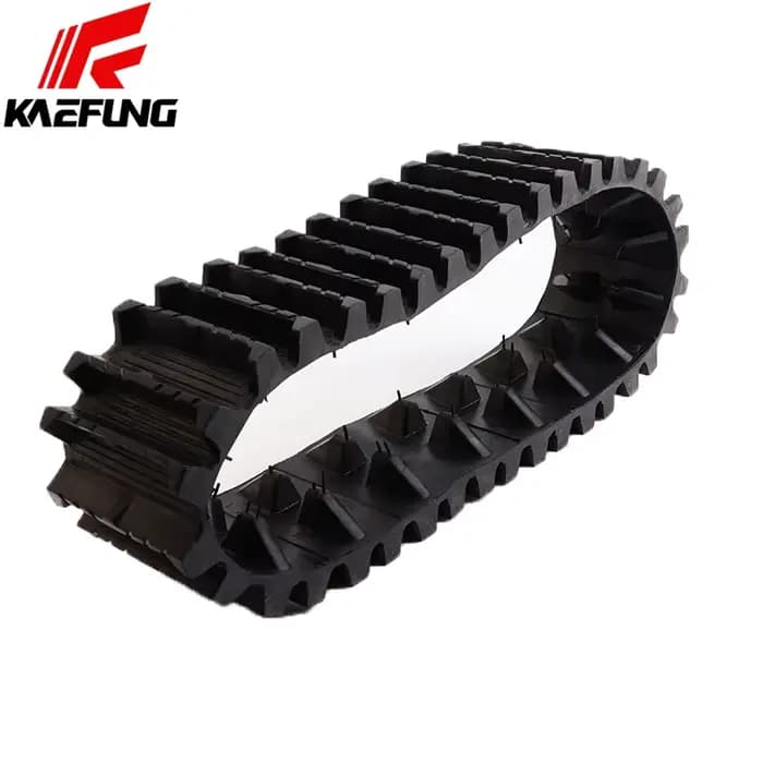 RL Go Kart UTV Bumoustique souffleur de neige, chenilles de pilier en caoutchouc, sable, motoneige, façades, D343, roues de vélo, accessoires