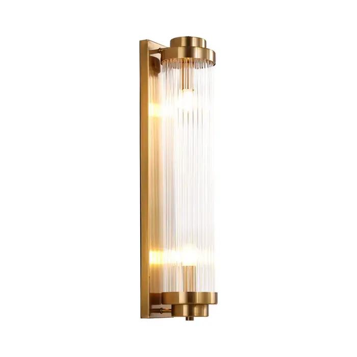 Applique Murale LED Dorée avec Batterie Rechargeable, Éclairage de Luxe Moderne, Clip Gratuit, pour Salon, E14