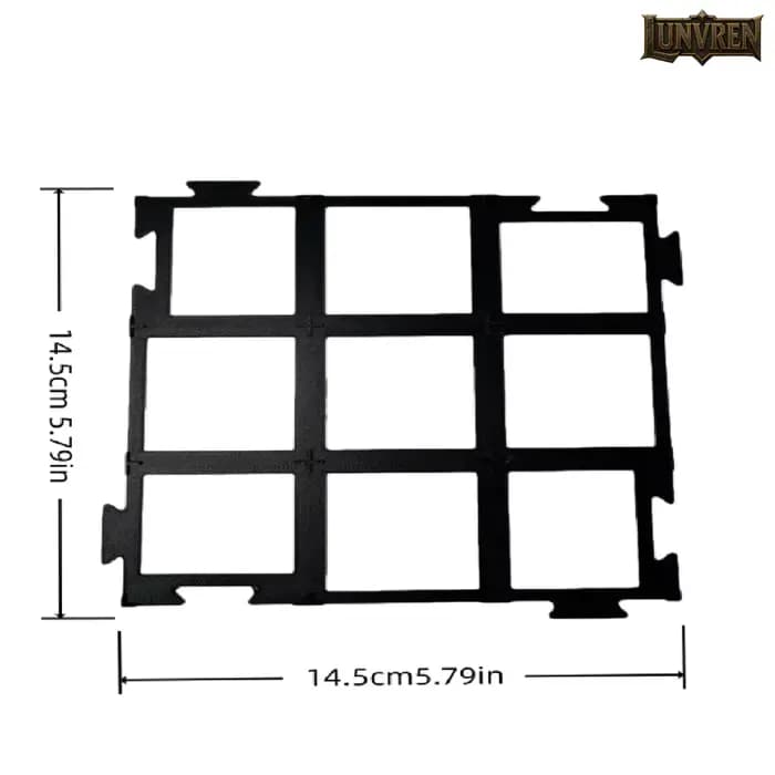 Support de cartes de jeu de société de style puzzle, idéal pour le placement et la présentation des cartes de Carcassonne, cadre de support pour cartes de jeu de puzzle