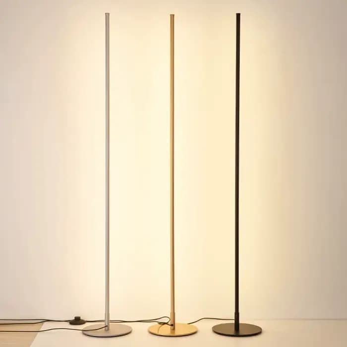 Décor à la maison support sol Led Simple lampadaires télécommande gradation lampes sur pied pour chambre coin lampadaire salon