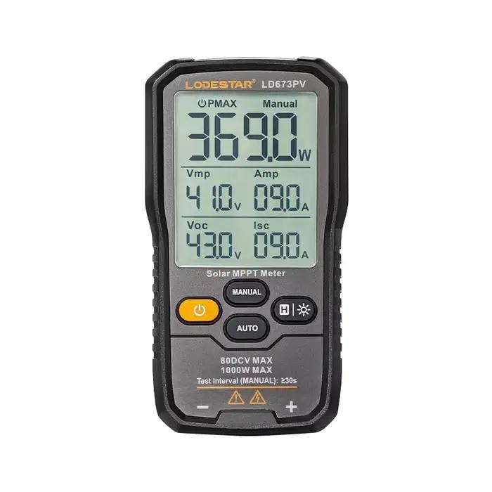 LODESTAR LD673PV Plus compteur MPPT solaire 2000W testeur de panneau photovoltaïque pour suivi de Point d'alimentation maximale Voltag de Circuit ouvert de crête