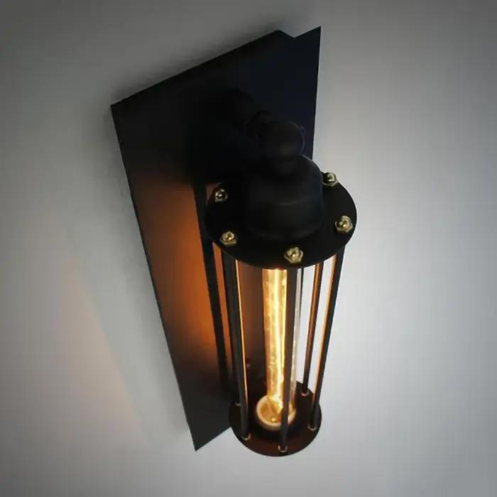 Lampe murale en fer de style industriel rétro, pour couloir, escalier, restaurant, loft, chambre à coucher, lampe de chevet, décoration de la maison, éclairage LED intérieur