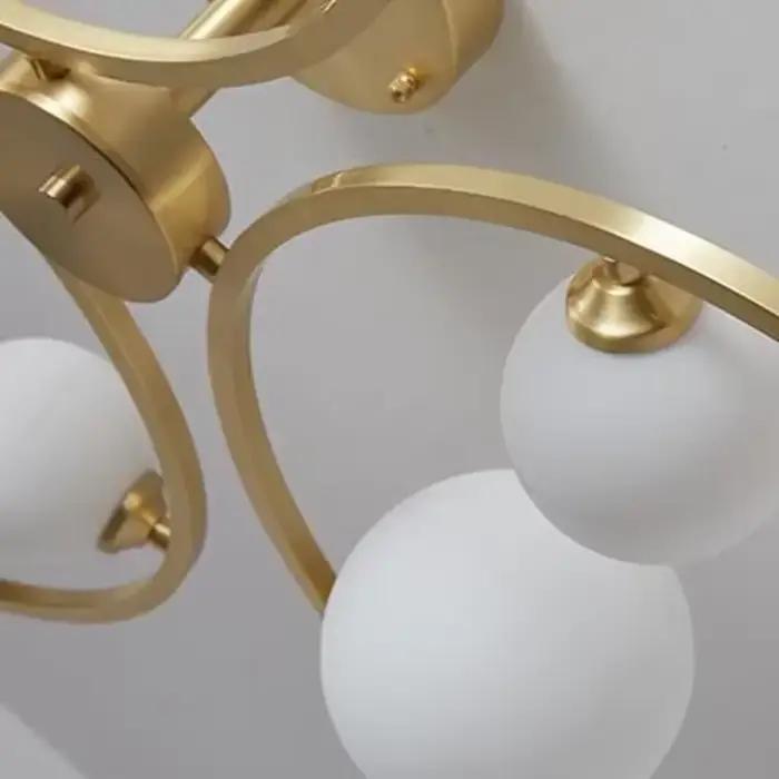 Plafonnier en verre design, suspension pour salon, salle à manger et chambre à coucher
