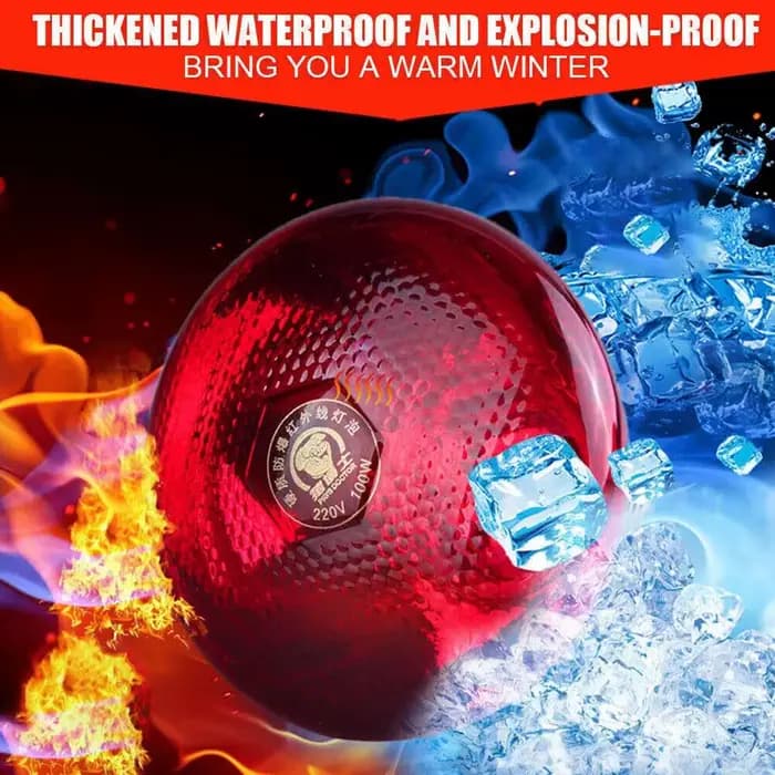 100w 150w 175w 200w 250w 275w lampe chauffante rouge pour animaux de compagnie jour nuit pour lampe serpent amphibien chaleur Reptile ampoule lumière UV